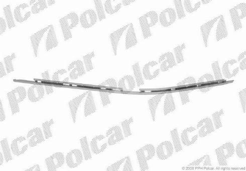 Polcar 20160734 - Молдинг накладки бампера правый autosila-amz.com