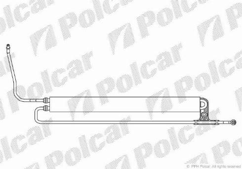 Polcar 2017L81X - Масляный радиатор, рулевое управление autosila-amz.com