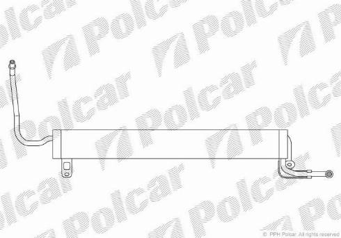 Polcar 2017L87X - Масляный радиатор, рулевое управление autosila-amz.com