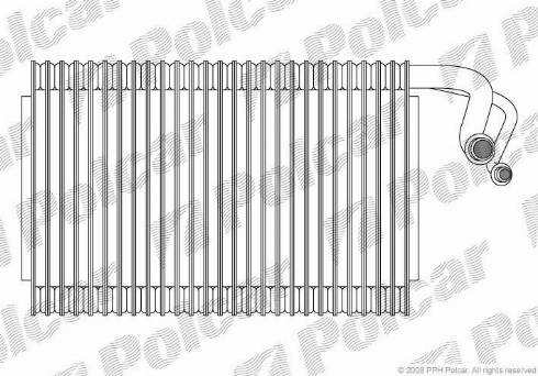 Polcar 2017P8-1 - Испаритель, кондиционер autosila-amz.com