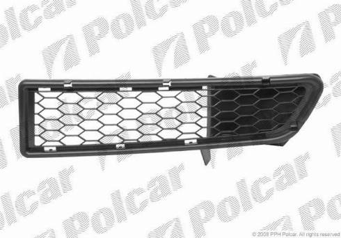 Polcar 280027-1 - RENAULT LOGAN (SD) 07.04 - 01.09 :Решетка в бампере левая (седан) autosila-amz.com