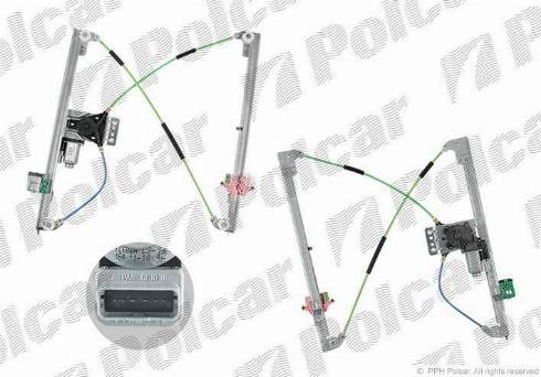 Polcar 2397PSE1 - Стеклоподъемник autosila-amz.com