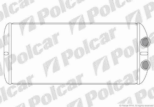 Polcar 2329N83X - Радиаторы обогрева autosila-amz.com