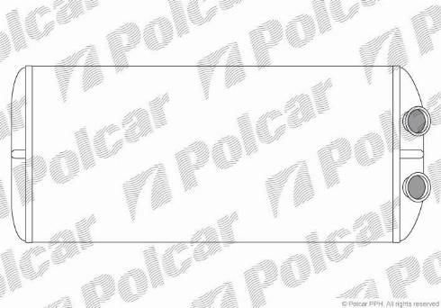 Polcar 2329N8-3 - Теплообменник, отопление салона autosila-amz.com