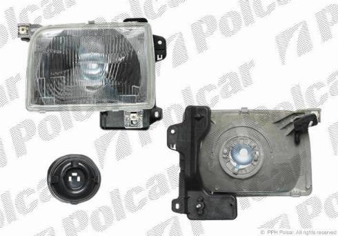 Polcar 279610-E - Основная фара autosila-amz.com