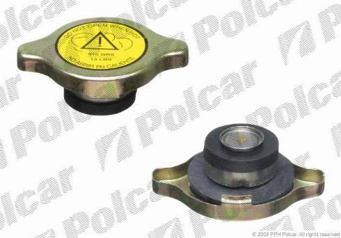 Polcar A2505 - Крышка горловины радиатора autosila-amz.com
