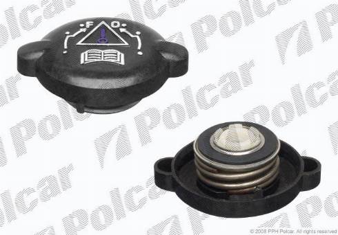 Polcar A2206 - Крышка горловины радиатора autosila-amz.com