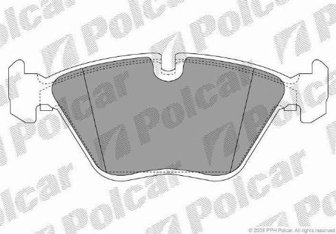 Polcar S70-0041 - Тормозные колодки, дисковые, комплект autosila-amz.com