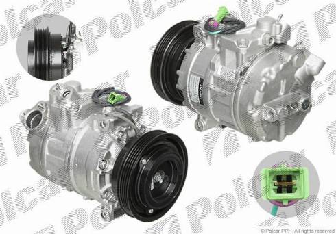 Polcar DCP02006 - Компрессор кондиционера autosila-amz.com