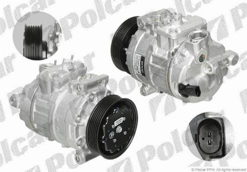 Polcar DCP32002 - Компрессор кондиционера autosila-amz.com