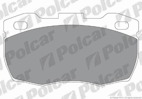 Polcar IE141089 - Тормозные колодки, дисковые, комплект autosila-amz.com