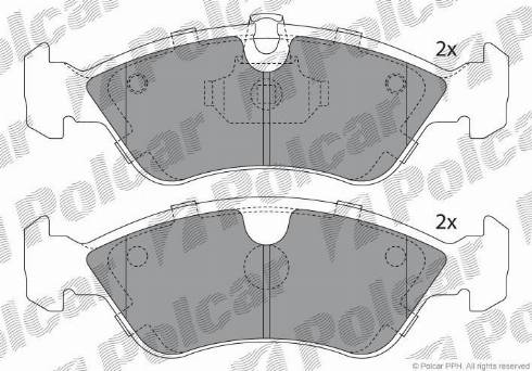 Polcar S70-0016 - Лампа накаливания, задний габаритный фонарь autosila-amz.com