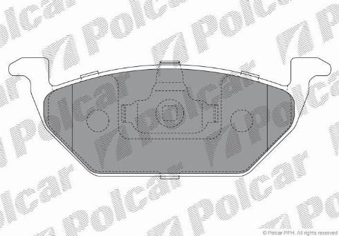 Polcar S70-0020 - Тормозные колодки, дисковые, комплект autosila-amz.com