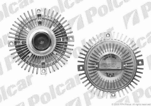 Polcar SV-5024 - Сцепление, вентилятор радиатора autosila-amz.com