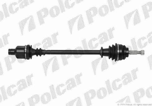 Polcar T49154A - Приводной вал autosila-amz.com