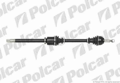 Polcar T49228 - Шарнирный комплект, ШРУС, приводной вал autosila-amz.com