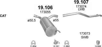 Polmo POLMO00034 - Система выпуска ОГ autosila-amz.com