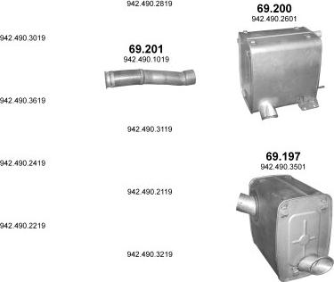 Polmo POLMO00303 - Система выпуска ОГ autosila-amz.com