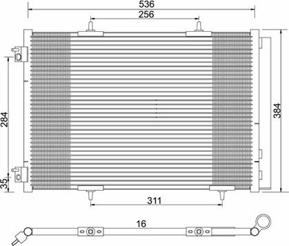 PowerMax 7110415 - Конденсатор кондиционера autosila-amz.com