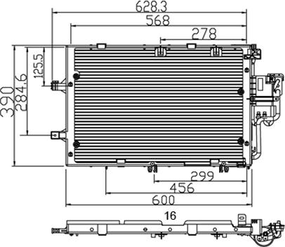 PowerMax 7110196 - Конденсатор кондиционера autosila-amz.com