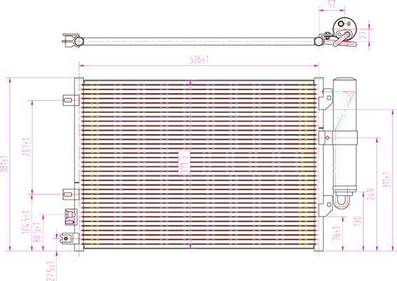 PowerMax 7110119 - Конденсатор кондиционера autosila-amz.com