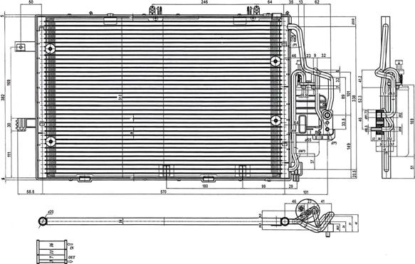 PowerMax 7110182 - Конденсатор кондиционера autosila-amz.com