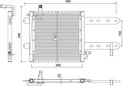 PowerMax 7110331 - Конденсатор кондиционера autosila-amz.com