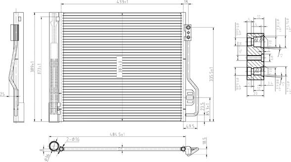 PowerMax 7110239 - Конденсатор кондиционера autosila-amz.com