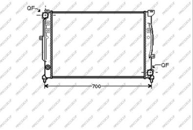 Prasco AD017R016 - Радиатор, охлаждение двигателя autosila-amz.com