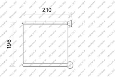 Prasco AD324H001 - Теплообменник, отопление салона autosila-amz.com