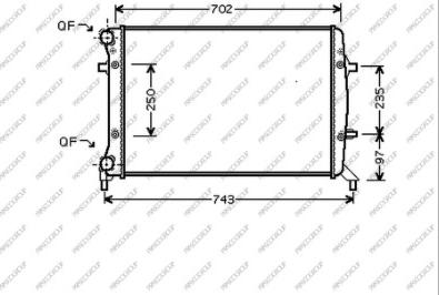 Prasco AD320R011 - Радиатор, охлаждение двигателя autosila-amz.com