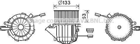 Prasco AI8394 - Электродвигатель, вентиляция салона autosila-amz.com