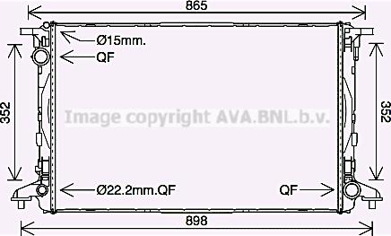 Prasco AI2412 - Радиатор, охлаждение двигателя autosila-amz.com