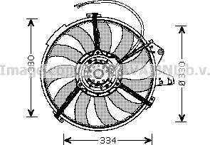 Prasco AI7507 - Вентилятор, охлаждение двигателя autosila-amz.com