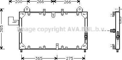 Prasco AU5140 - Конденсатор кондиционера autosila-amz.com