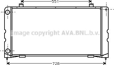 Prasco AU2091 - Радиатор, охлаждение двигателя autosila-amz.com