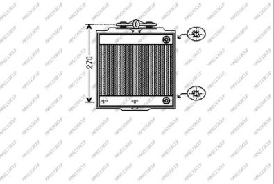 Prasco BM101R008 - Радиатор, охлаждение двигателя autosila-amz.com