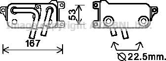 Prasco BW3401 - Масляный радиатор, автоматическая коробка передач autosila-amz.com