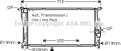 Prasco BW2542 - Радиатор, охлаждение двигателя autosila-amz.com