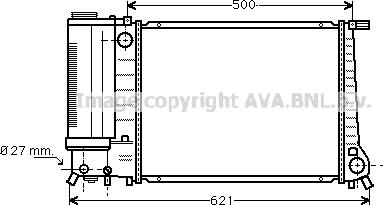 Prasco BW2101 - Радиатор, охлаждение двигателя autosila-amz.com