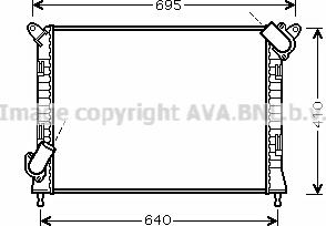 Prasco BW2307 - Радиатор, охлаждение двигателя autosila-amz.com