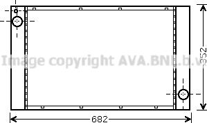 Prasco BW2333 - Радиатор, охлаждение двигателя autosila-amz.com