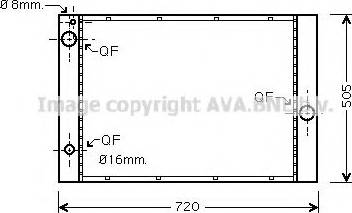 Prasco BW2285 - Радиатор, охлаждение двигателя autosila-amz.com