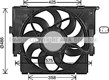 Prasco BW7591 - Вентилятор, охлаждение двигателя autosila-amz.com