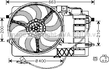 Prasco BW7506 - Вентилятор, охлаждение двигателя autosila-amz.com