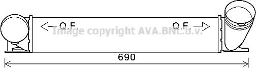 Prasco BWA4482 - Интеркулер, теплообменник турбины autosila-amz.com