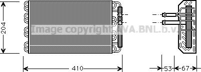 Prasco BWV019 - Испаритель, кондиционер autosila-amz.com