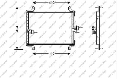 Prasco CI950C003 - Конденсатор кондиционера autosila-amz.com