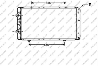 Prasco CI952R001 - Радиатор, охлаждение двигателя autosila-amz.com