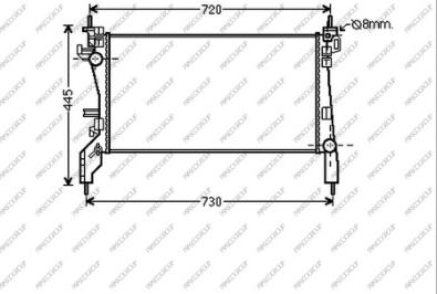 Prasco CI907R004 - Радиатор, охлаждение двигателя autosila-amz.com